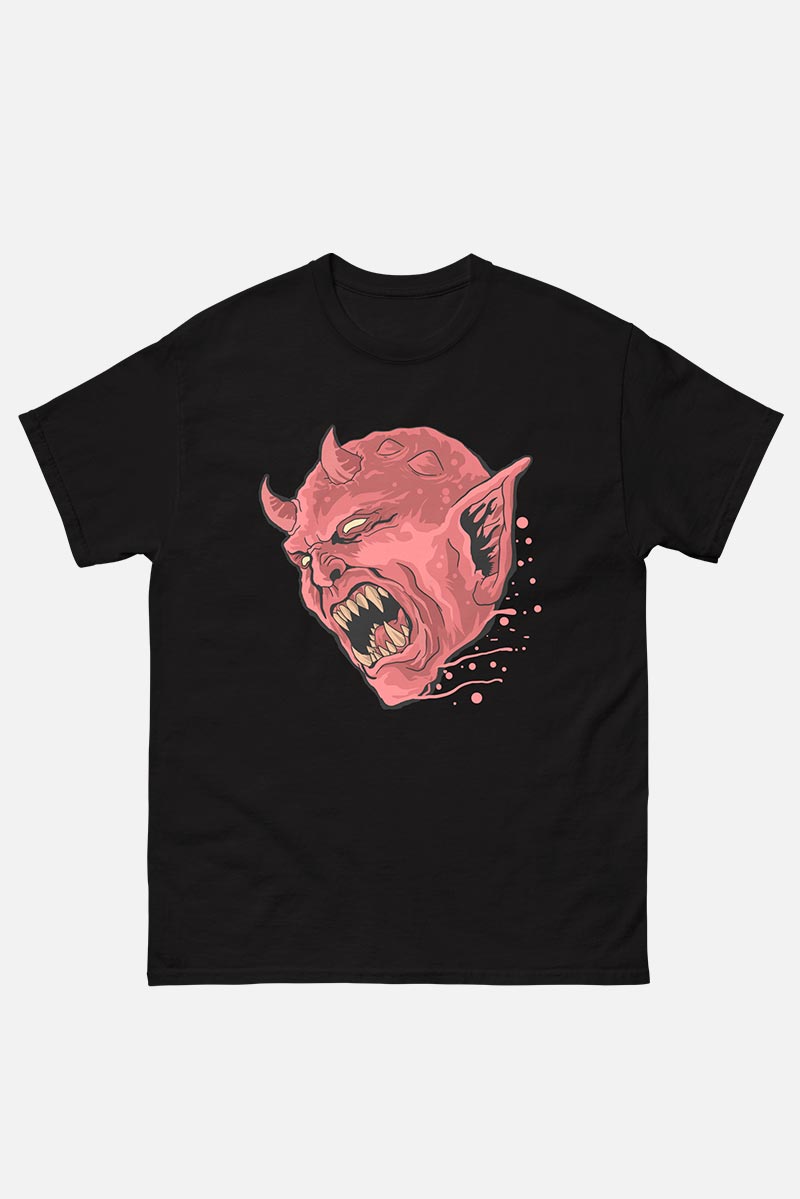 Camiseta hombre gótica demonio